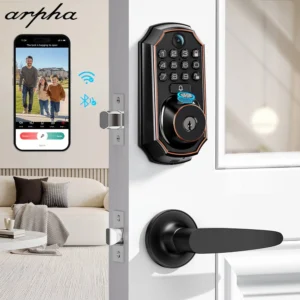 WiFi Video Smart Lock with Camera & Doorbell 5-in-1